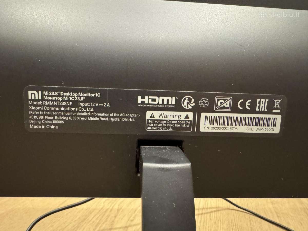 Xiaomi Mi 23.8 1c ekranas - nuotraukos Nr. 2