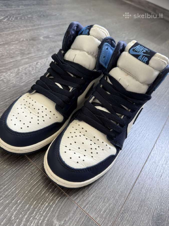 Air Jordan 1 high obsidian university blue kedai - nuotraukos Nr. 4