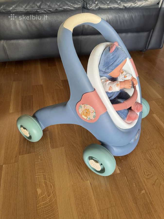 Smoby Little 3-in-1 vaikštynė–stumdukas su lėle - nuotraukos Nr. 3