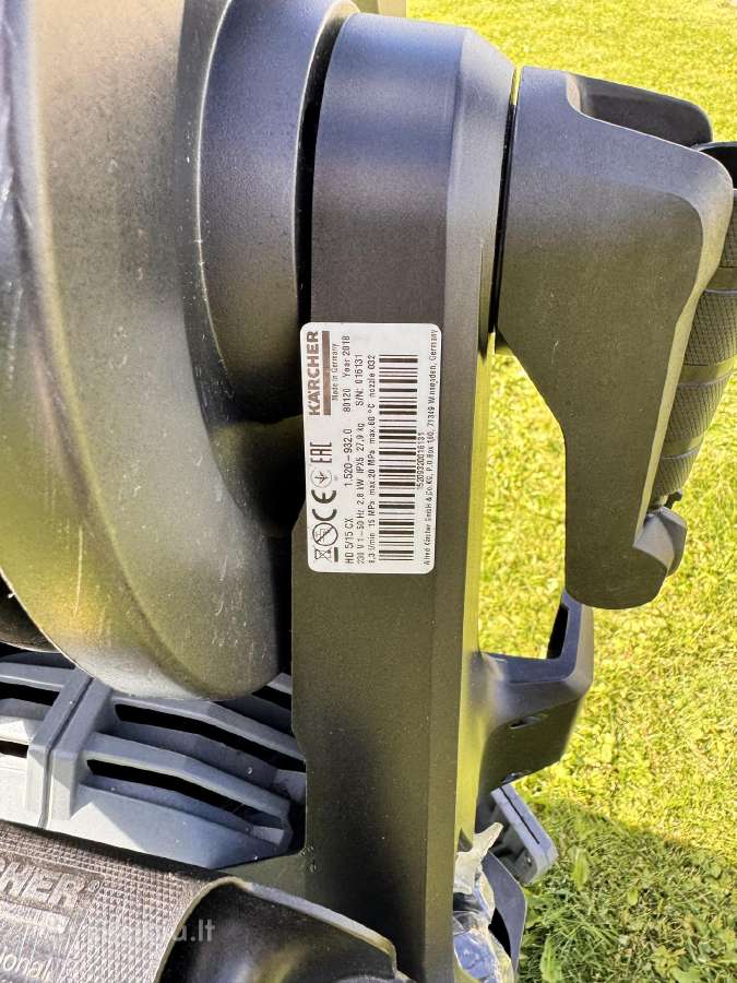 Karcher HD 5/15 CX - nuotraukos Nr. 5