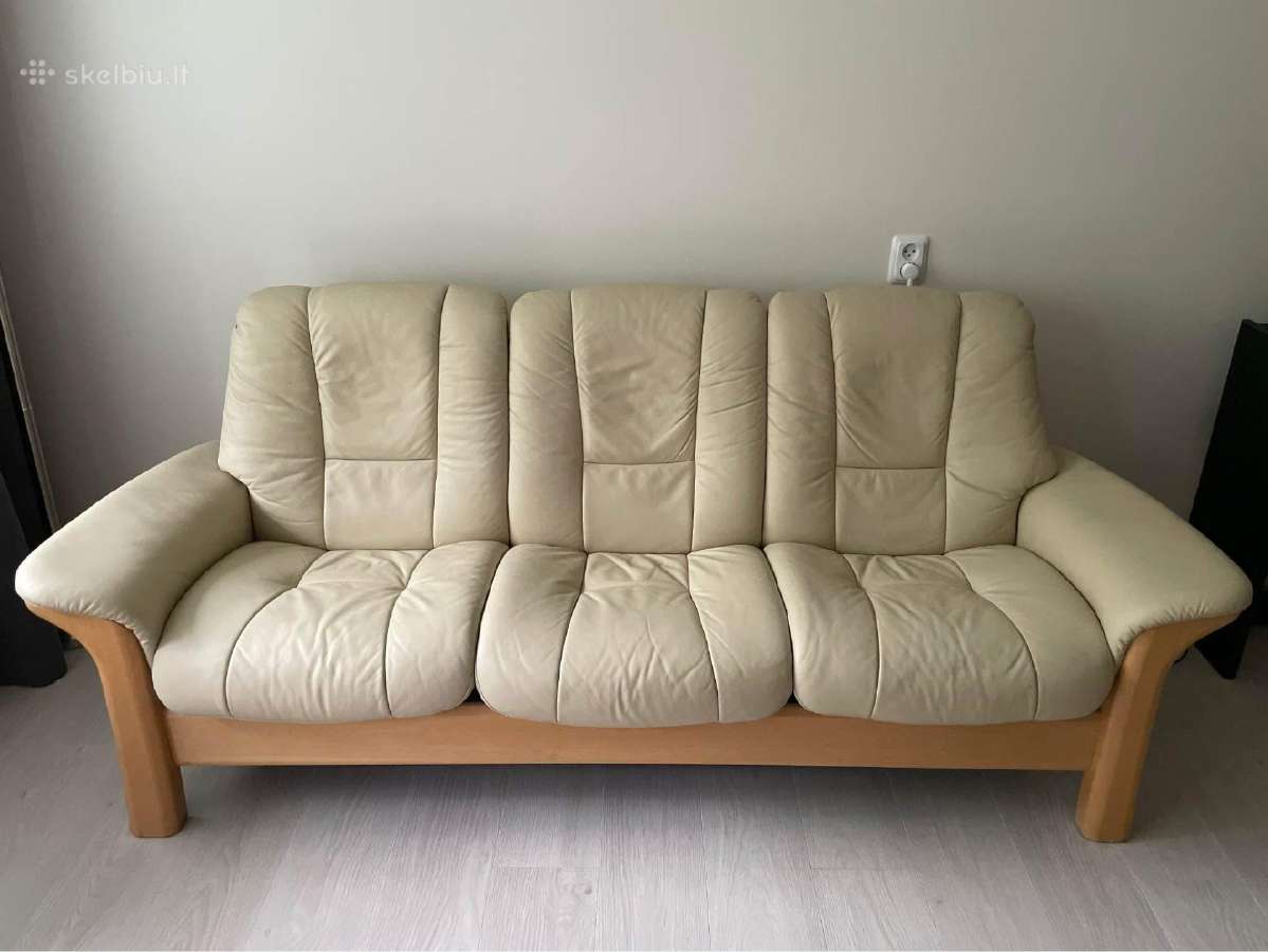 Odinė sofa - nuotraukos Nr. 2