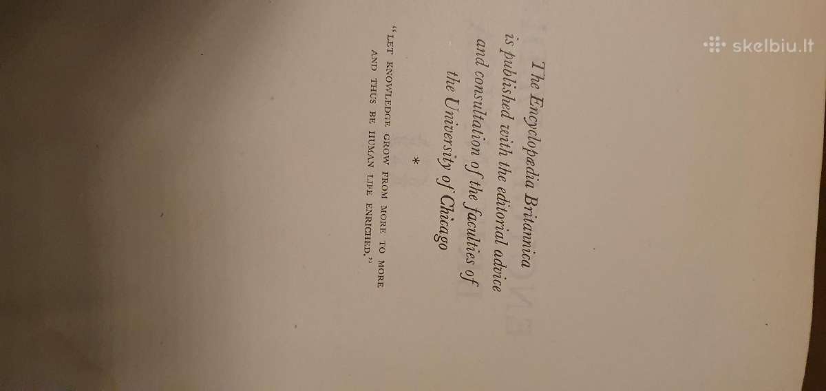 „Encyclopdia Britannica“ (1947 m., 8 tomai) - nuotraukos Nr. 10