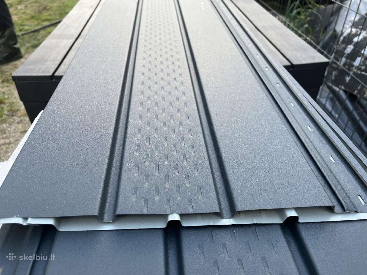 Nauji Plieniniai Sofitas 17 vnt., 2,5 m - nuotraukos Nr. 3