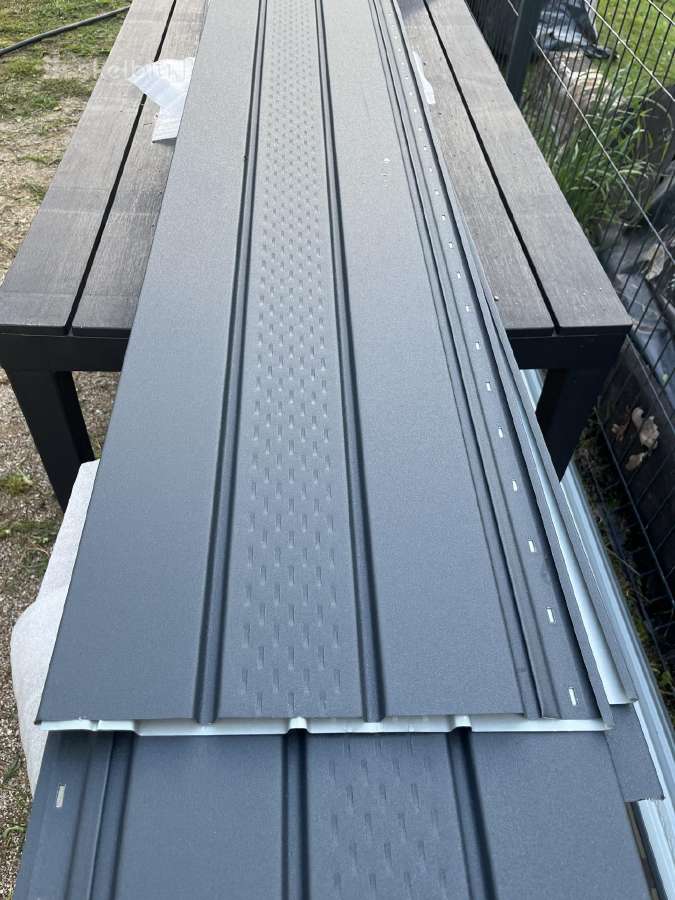 Nauji Plieniniai Sofitas 17 vnt., 2,5 m - nuotraukos Nr. 4