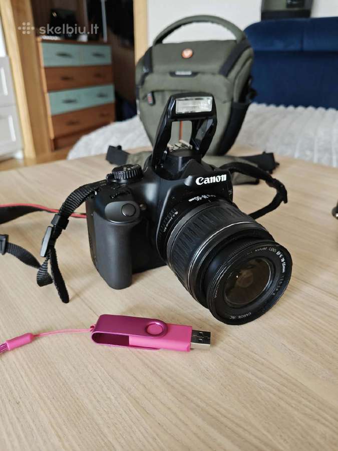 Canon EOS 1000d Kaip Naujas. - nuotraukos Nr. 7
