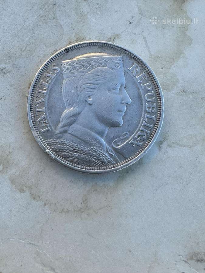 5 latai Latvija 1932 - nuotraukos Nr. 2