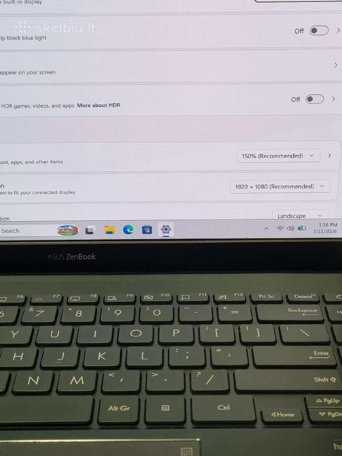 Asus Zenbook 13 Ux325e - nuotraukos Nr. 8