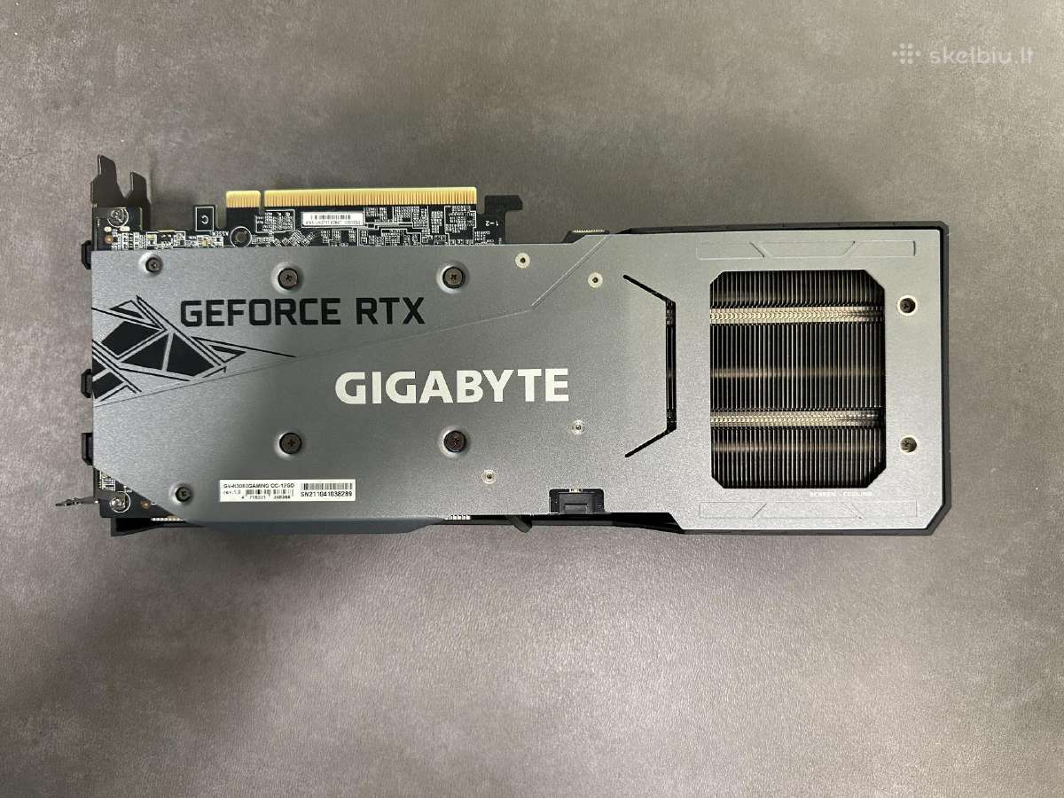 Nvidia Rtx 3060 12gb Gigabyte Vaizdo plokštė - nuotraukos Nr. 2