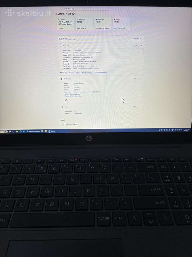 Naujas Hp 255 G10 verslo kl. Laptop - nuotraukos Nr. 3