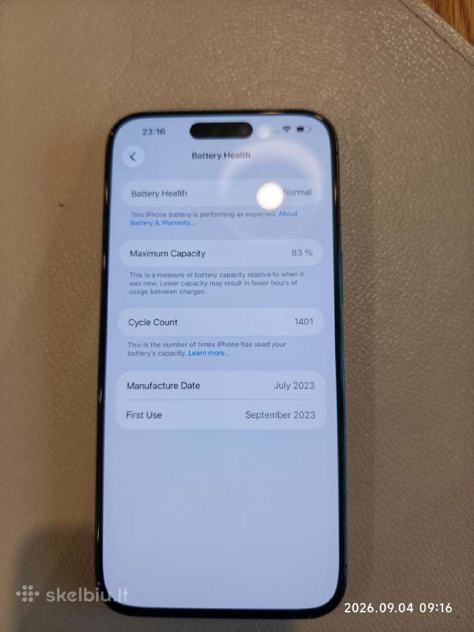 iPhone 15 pro Max, 256 GB - nuotraukos Nr. 3