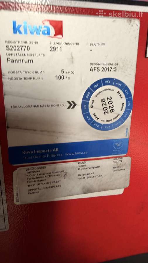 Dyzelinis katilas Osby Parca Red200 - nuotraukos Nr. 5