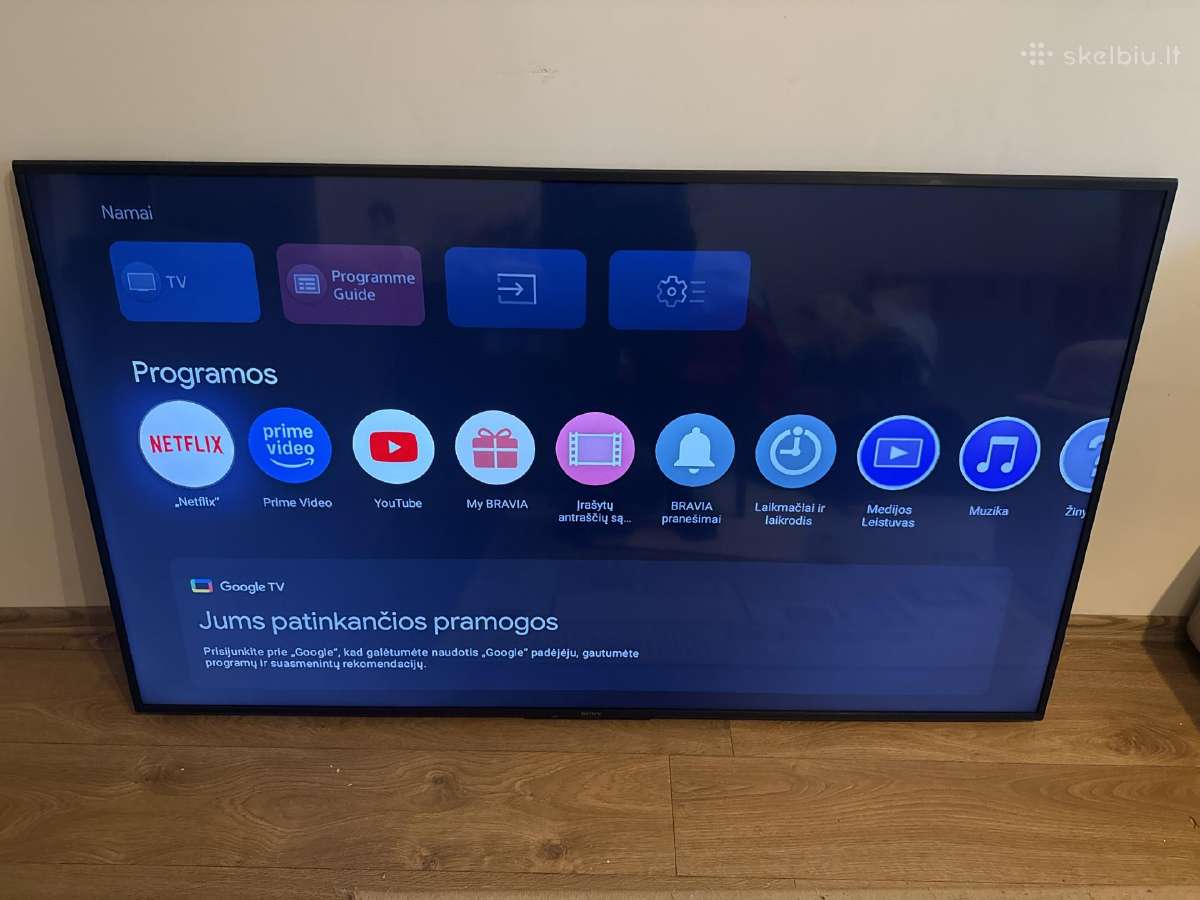 Sony Kd-65x80j su defektu 4k Bravia Hdr Android - nuotraukos Nr. 11