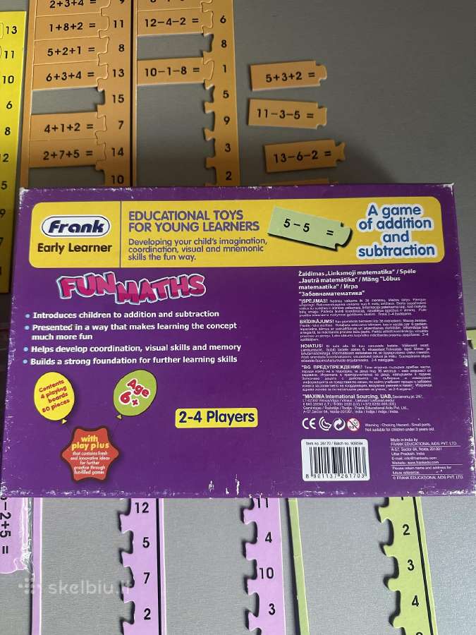 Fun Maths - matematikos žaidimas 6+ / sudėtis ir - nuotraukos Nr. 7