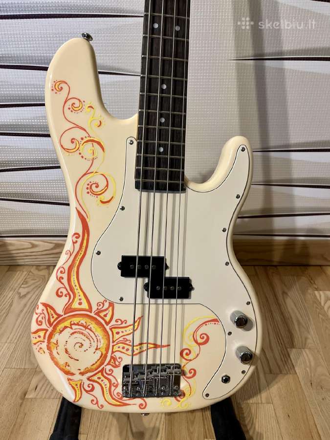 Dekoruotas J&d P-bass - nuotraukos Nr. 3