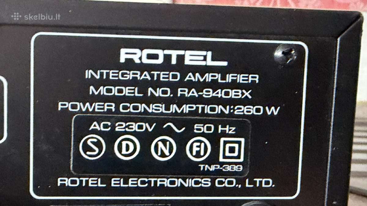 Integruotas st stiprintuvas Rotel Ra-970bx:930ax - nuotraukos Nr. 12