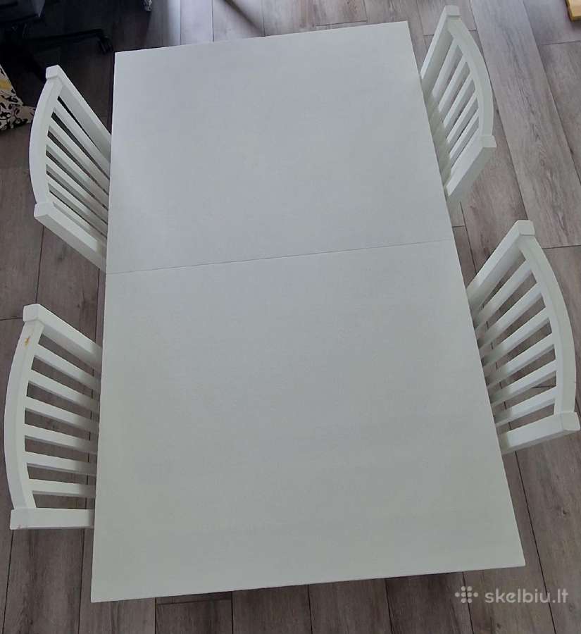 Ikea Bjursta Ištraukiamas stalas ir 4 kėdės - nuotraukos Nr. 5