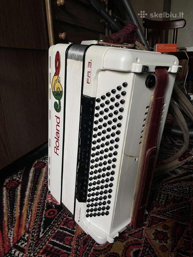 Roland Fr-3s White akordeonas - nuotraukos Nr. 4