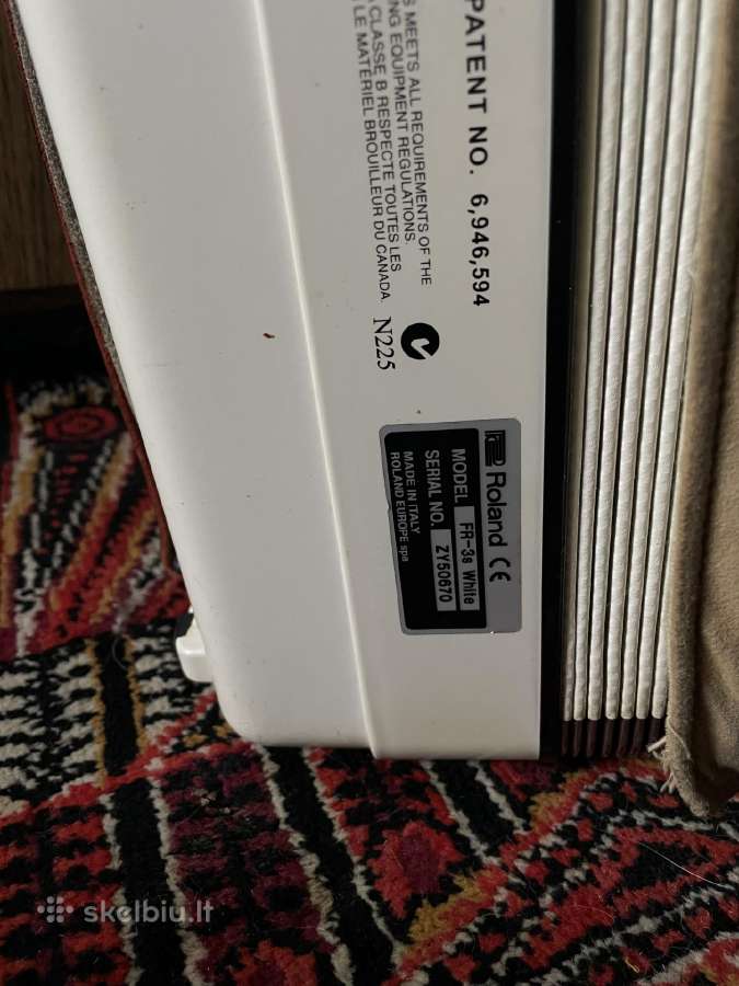 Roland Fr-3s White akordeonas - nuotraukos Nr. 6