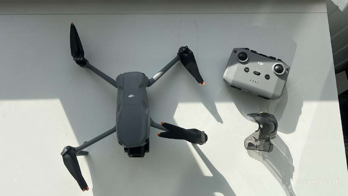Dji Air 3s dronas su valdymo pultu - nuotraukos Nr. 4