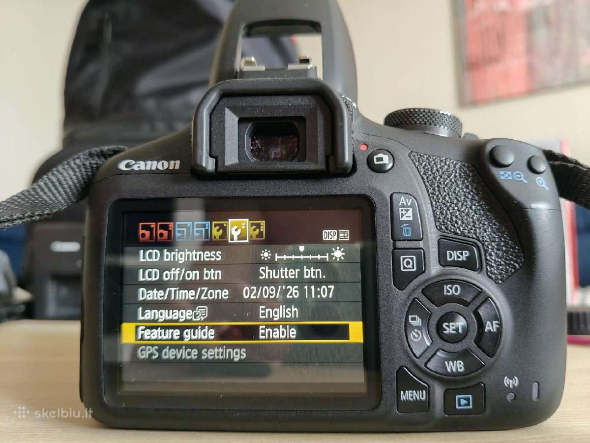 Canon EOS 2000d Su nauja Manfrotto kuprine. - nuotraukos Nr. 7