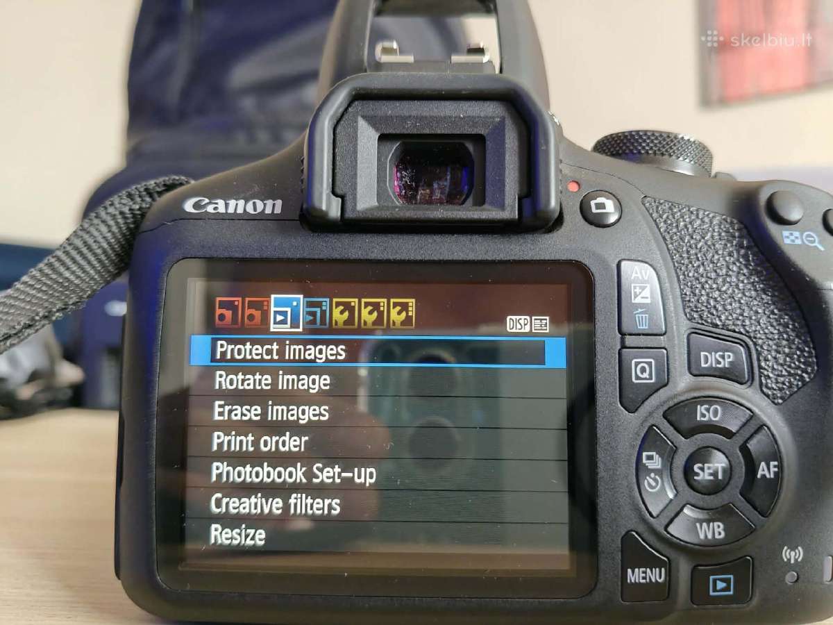 Canon EOS 2000d Su nauja Manfrotto kuprine. - nuotraukos Nr. 8