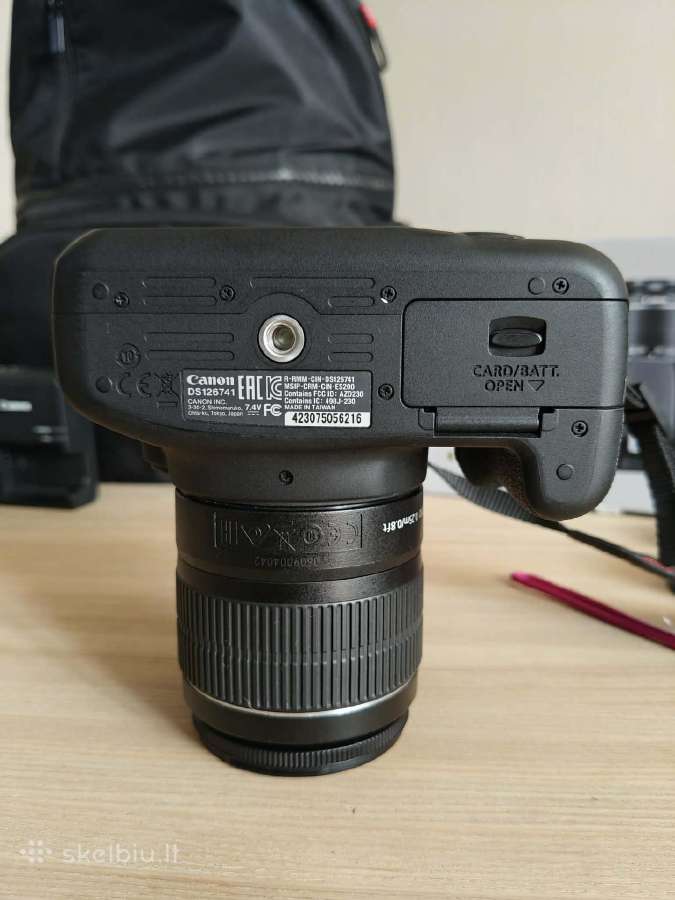 Canon EOS 2000d Su nauja Manfrotto kuprine. - nuotraukos Nr. 10