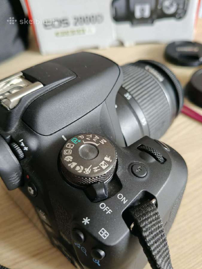 Canon EOS 2000d Su nauja Manfrotto kuprine. - nuotraukos Nr. 16