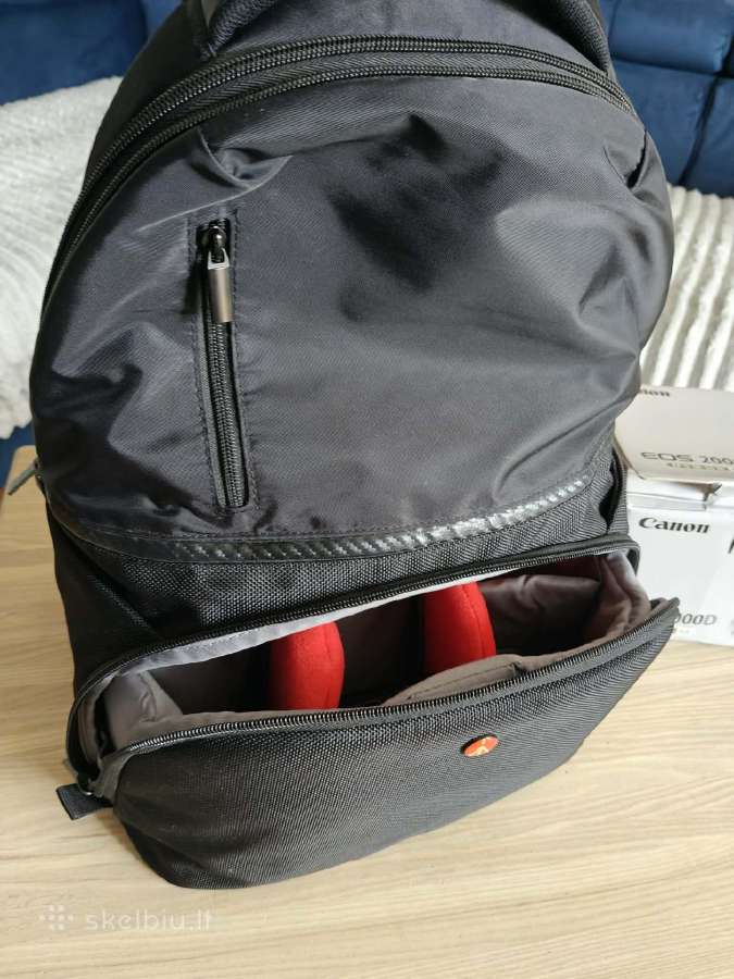 Canon EOS 2000d Su nauja Manfrotto kuprine. - nuotraukos Nr. 23