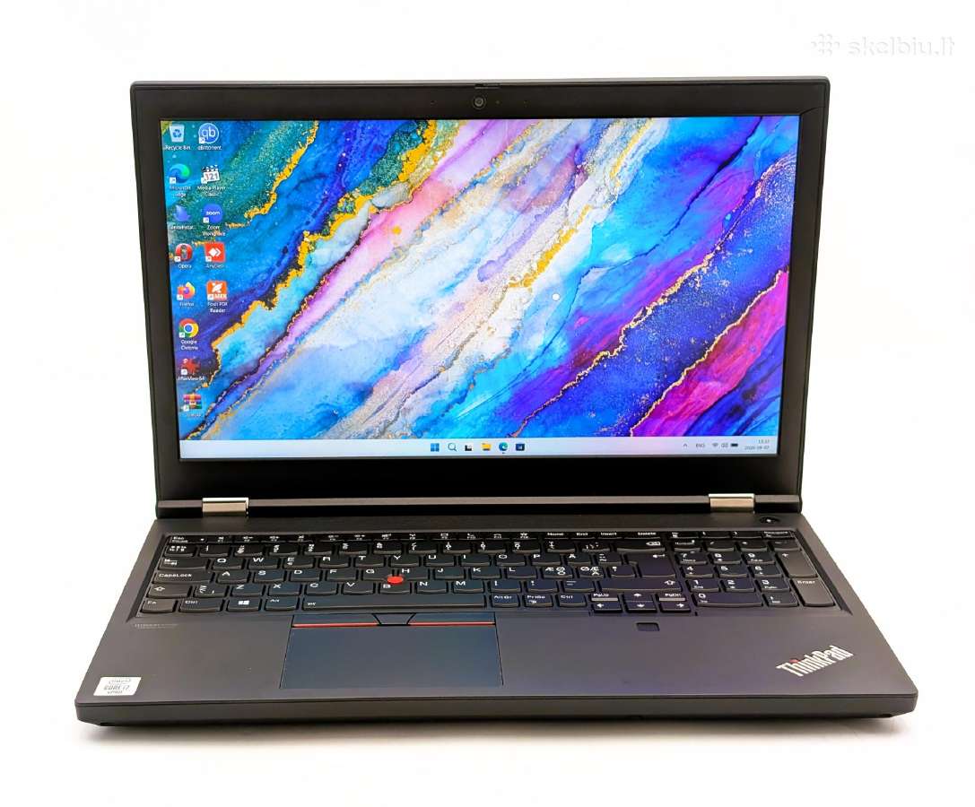 Lenovo Thinkpad P15 i7-10875h 32gb 1tb SSD 15.6 - nuotraukos Nr. 2