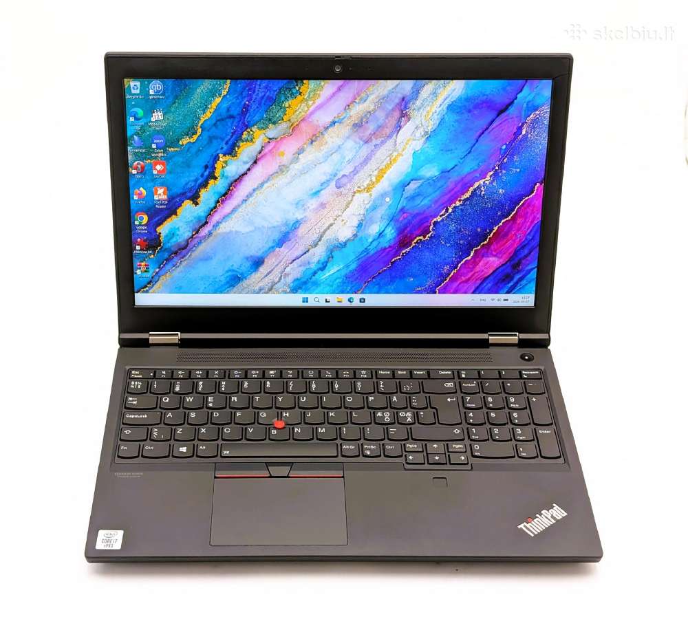 Lenovo Thinkpad P15 i7-10875h 32gb 1tb SSD 15.6 - nuotraukos Nr. 3