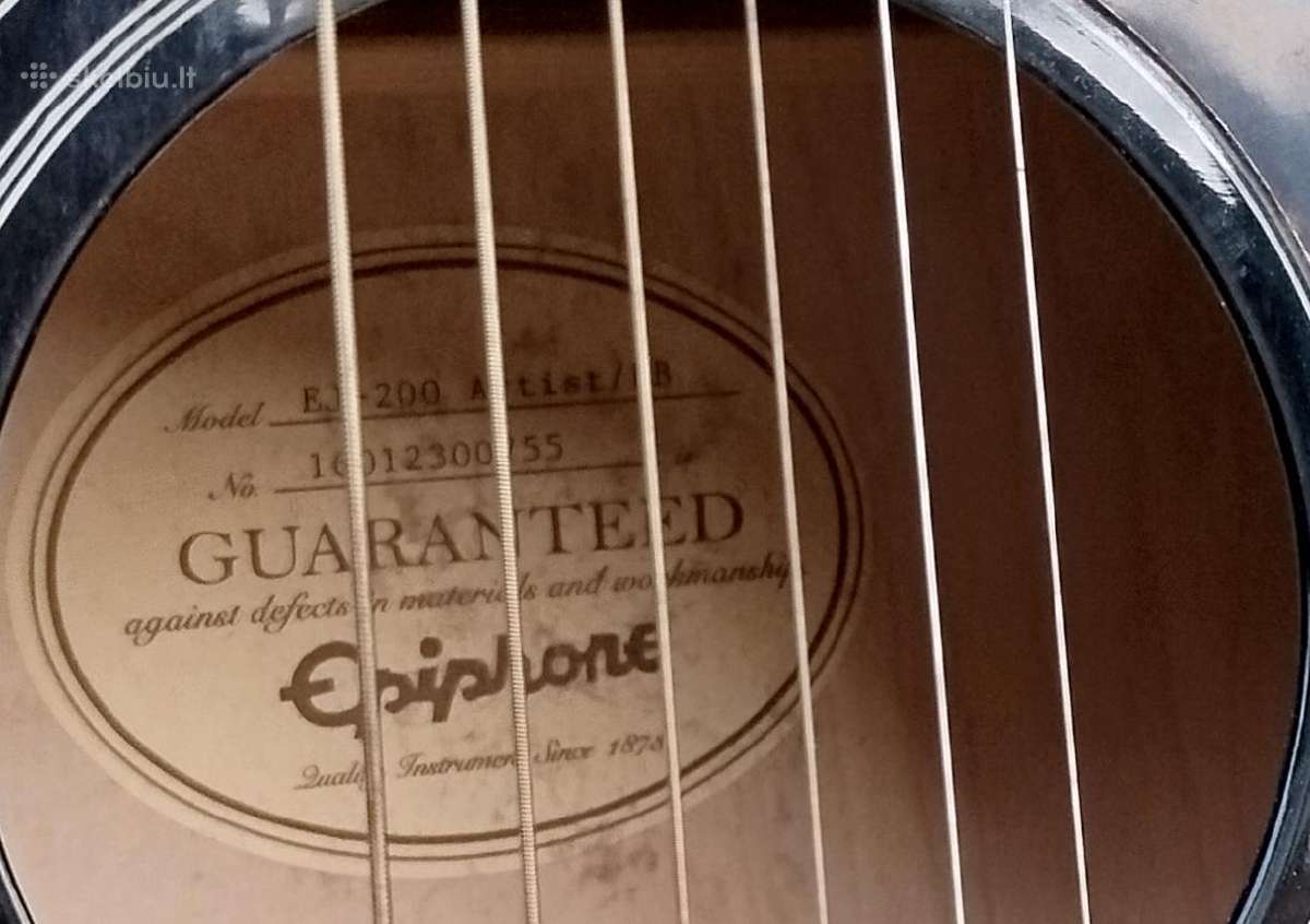 Epiphone akustine gitara - nuotraukos Nr. 3