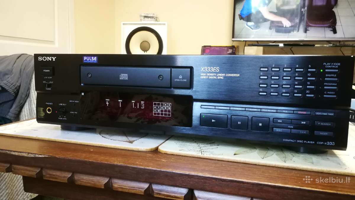 Sony cdp-x333es. Technics CD - nuotraukos Nr. 2