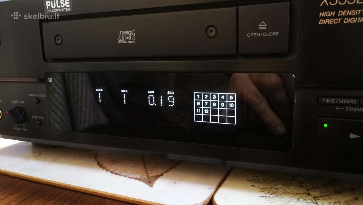 Sony cdp-x333es. Technics CD - nuotraukos Nr. 4