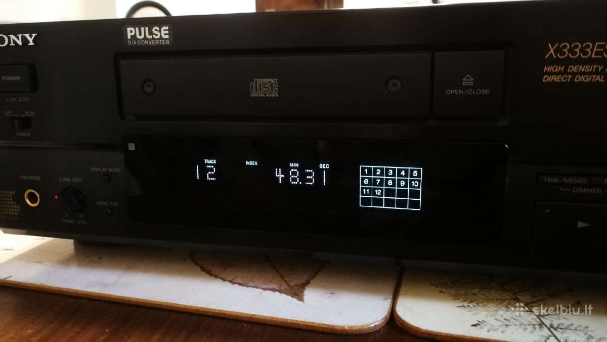 Sony cdp-x333es. Technics CD - nuotraukos Nr. 3
