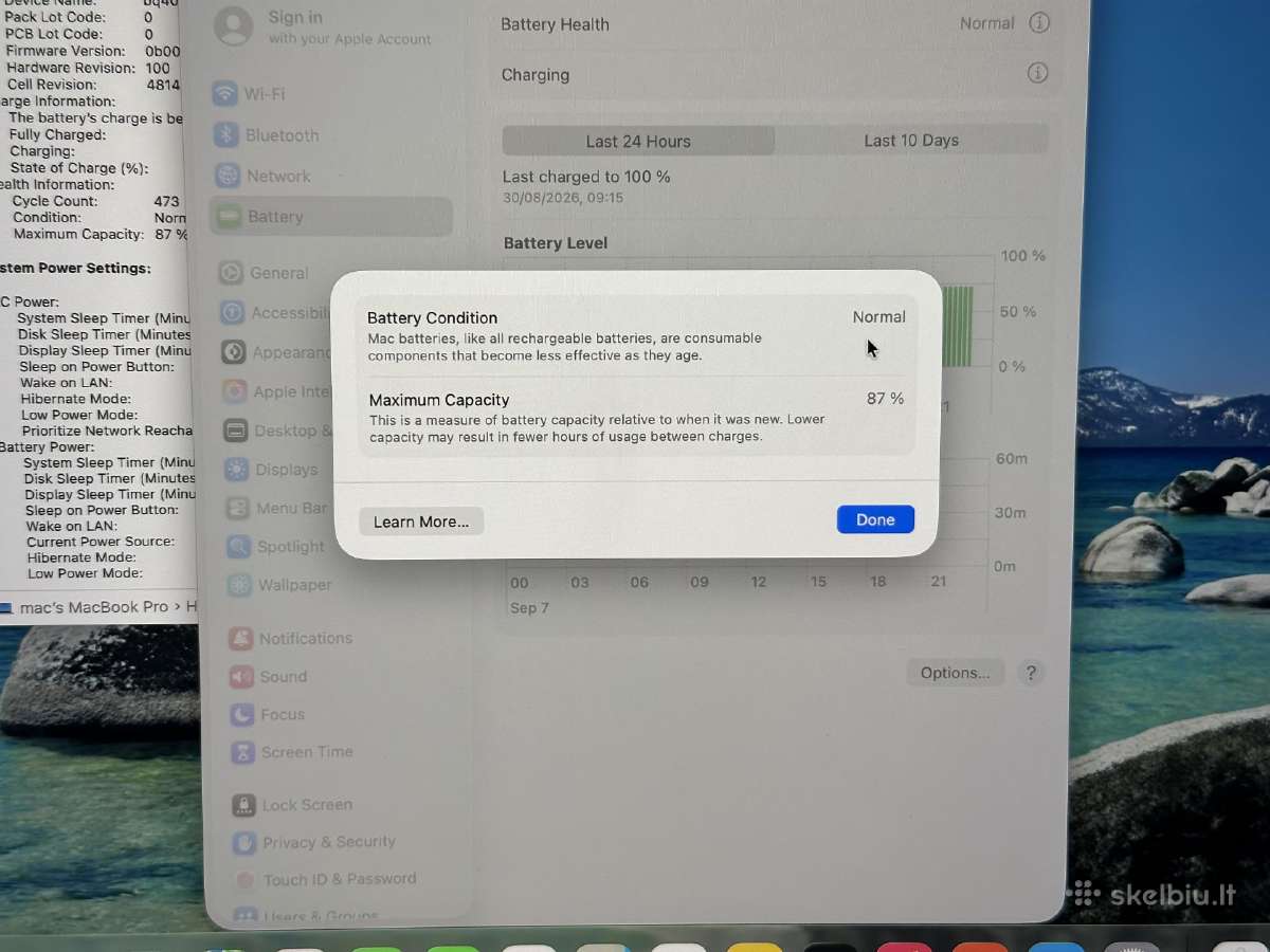 MacBook Pro 14 M1 Pro / 16gb / 512gb - nuotraukos Nr. 6