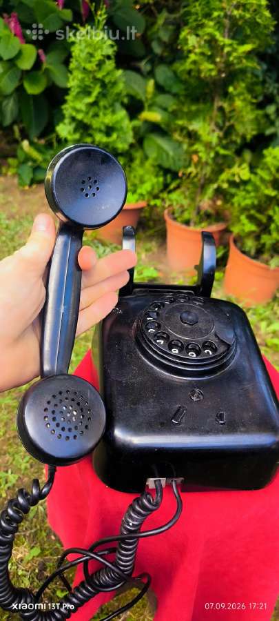 Antikvarinis pakabinamas telefonas Siemens - nuotraukos Nr. 3