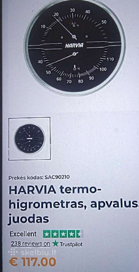 Pirties krosnelė nauja neišpakuota Harwia Suomija - nuotraukos Nr. 8