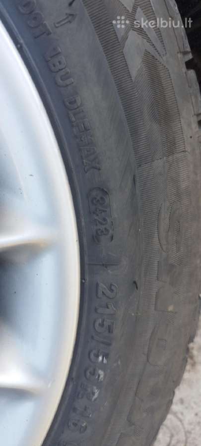 Bmw e39 r16 ratai su žieminem padangom - nuotraukos Nr. 6