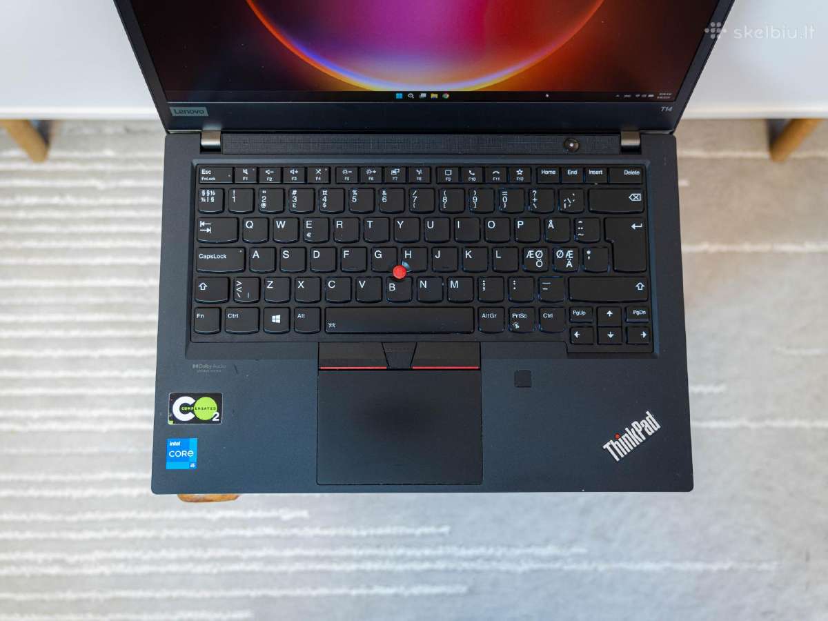 Lenovo Thinkpad T14 Gen 2 i5-1135g7 / 16gb / 256gb - nuotraukos Nr. 4