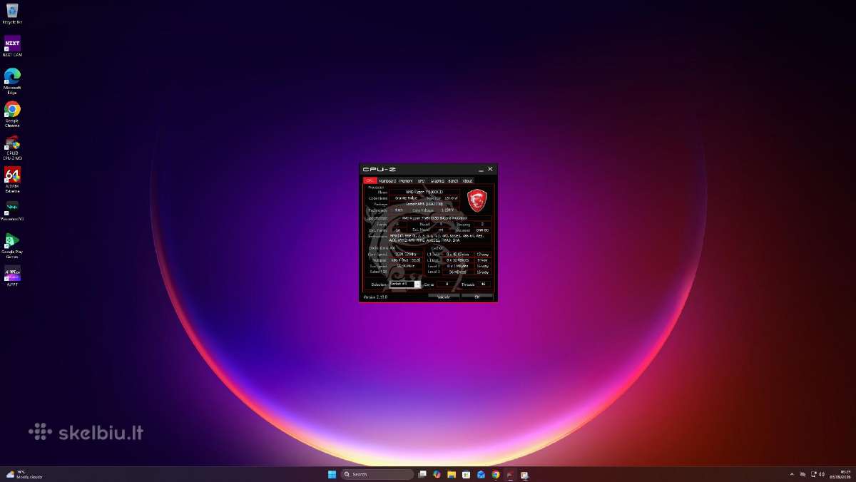 Kompiuteris Rtx 5070 ti 16gb + Ryzen 7 9800x3d - nuotraukos Nr. 2