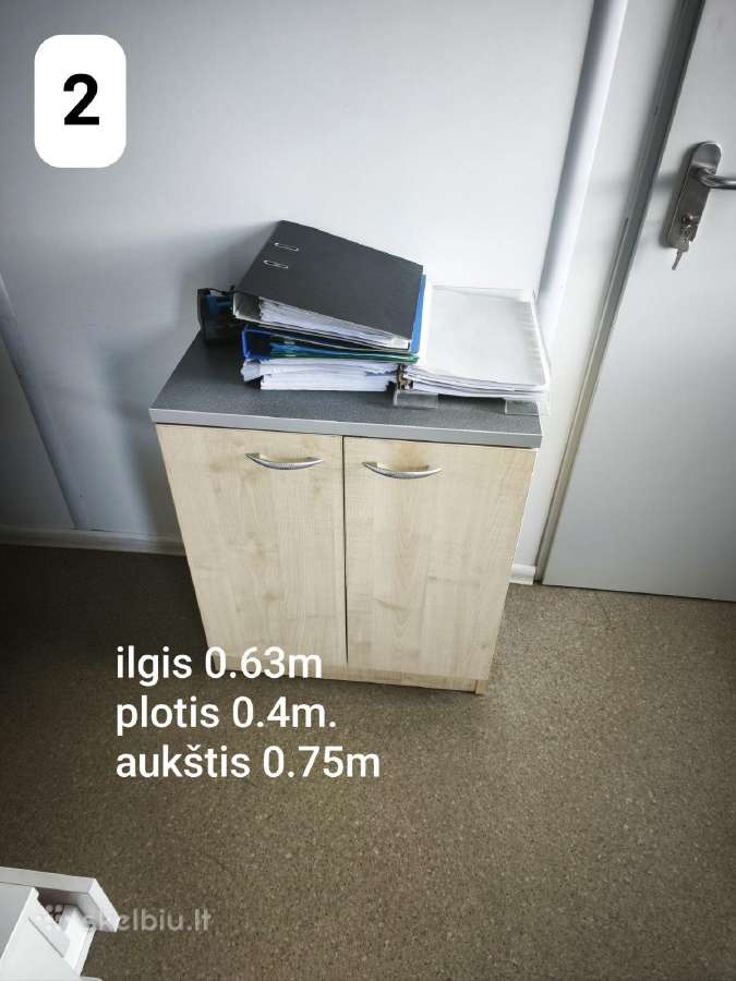 Pigiai ! Parduodami geros būklės ofiso baldai - nuotraukos Nr. 2