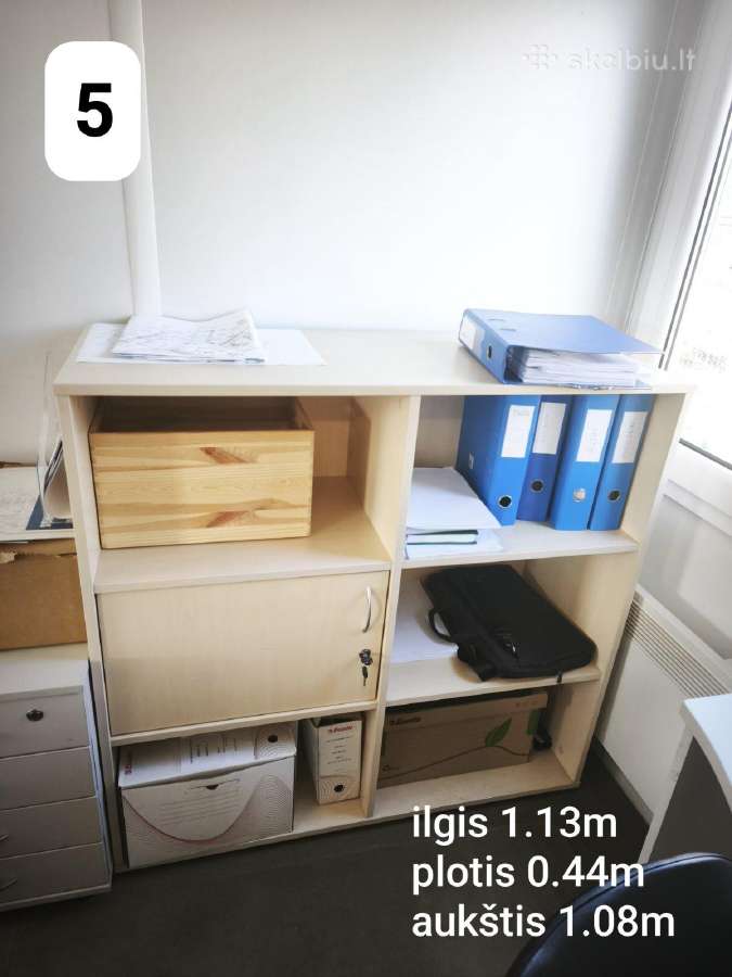 Pigiai ! Parduodami geros būklės ofiso baldai - nuotraukos Nr. 5
