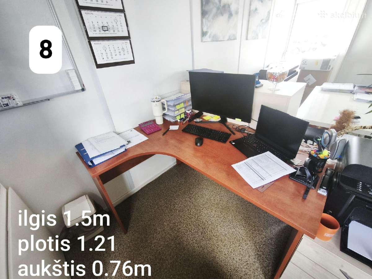 Pigiai ! Parduodami geros būklės ofiso baldai - nuotraukos Nr. 8
