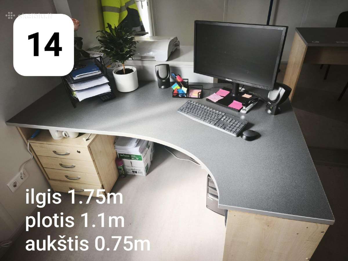 Pigiai ! Parduodami geros būklės ofiso baldai - nuotraukos Nr. 14