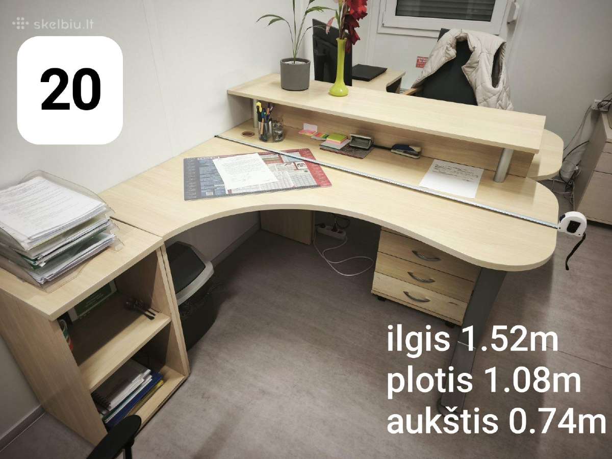 Pigiai ! Parduodami geros būklės ofiso baldai - nuotraukos Nr. 20