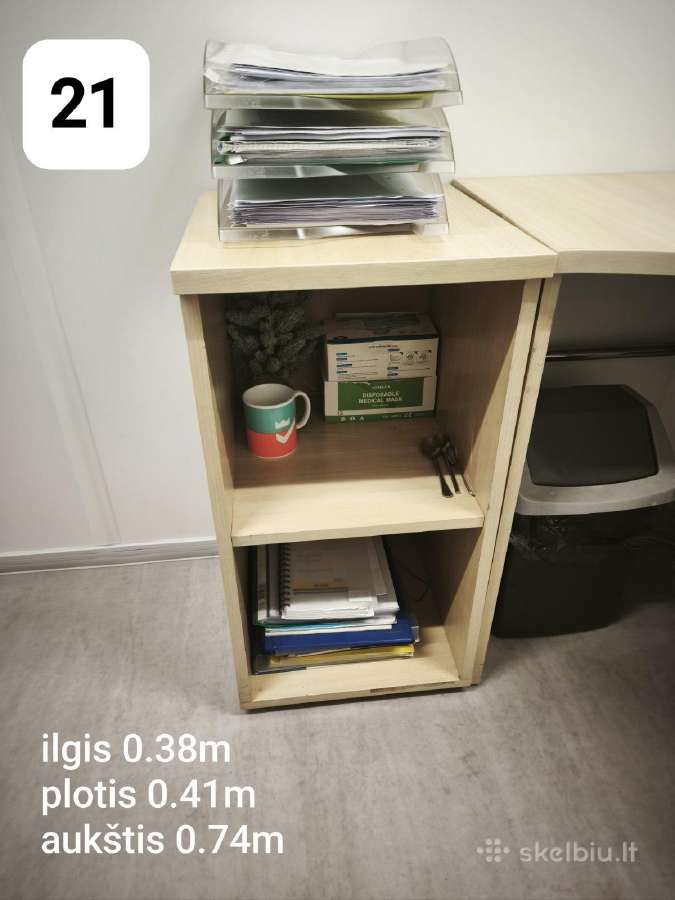 Pigiai ! Parduodami geros būklės ofiso baldai - nuotraukos Nr. 21