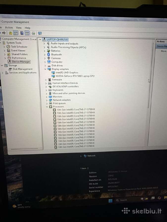 Lenovo Loq 17 Rtx 5060 - nuotraukos Nr. 2