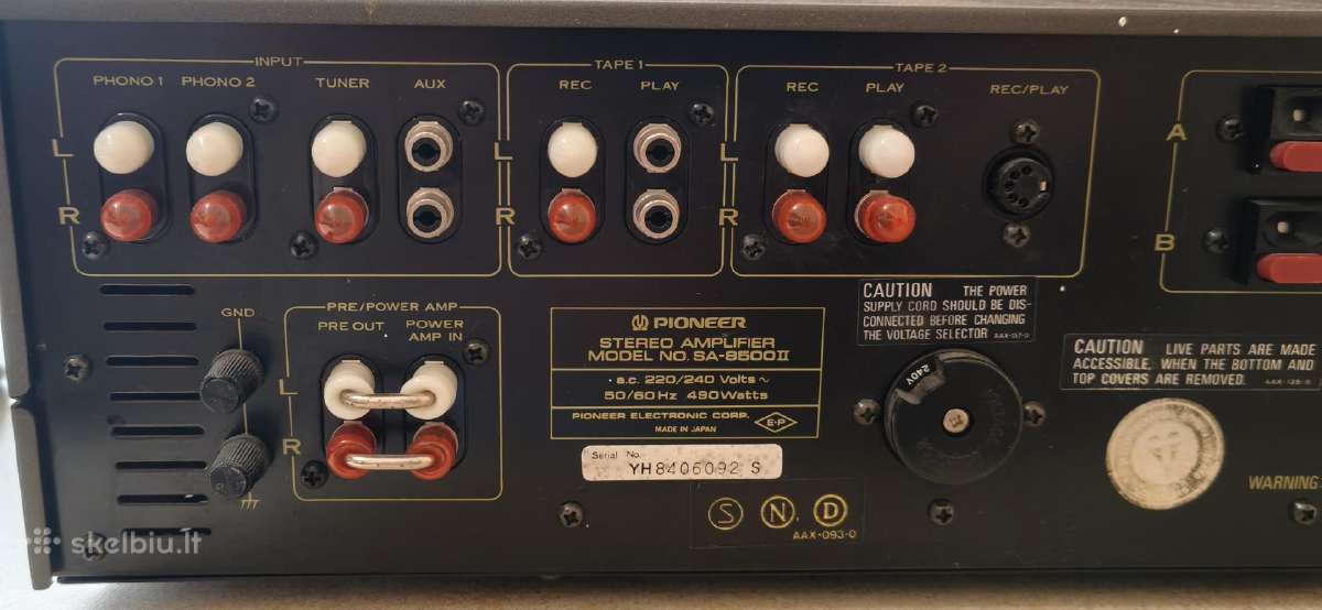 Pioneer sa-8500mk2 - nuotraukos Nr. 7