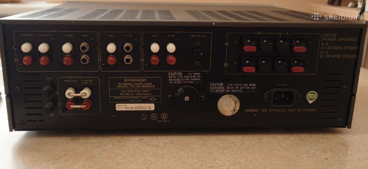 Pioneer sa-8500mk2 - nuotraukos Nr. 9