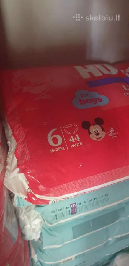 Pampersai Bambo 8pak.,huggies 3pak 6dydis. - nuotraukos Nr. 2